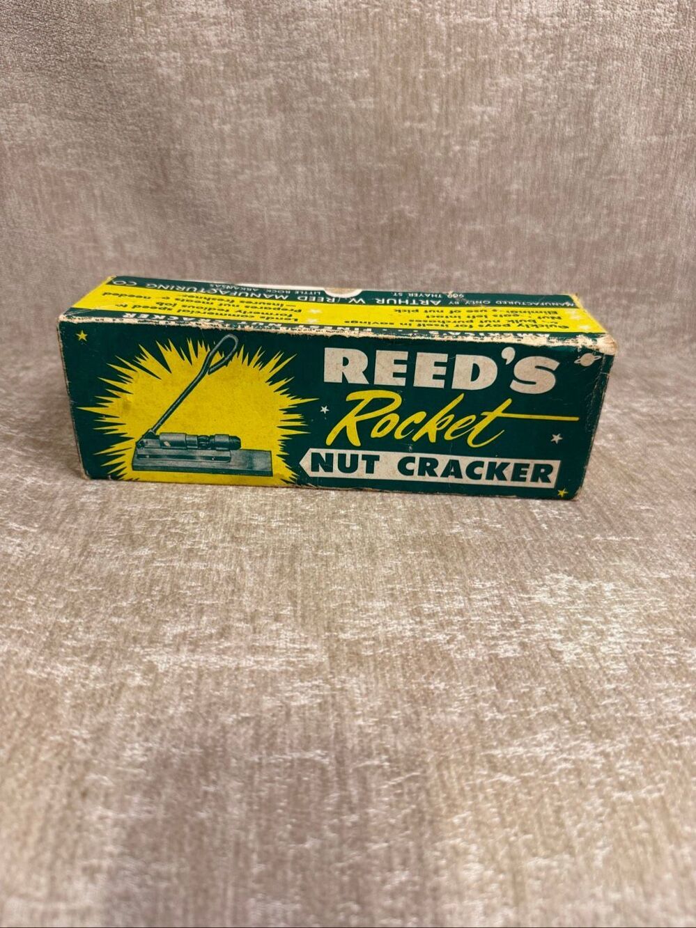 Vintage Reed's Rocket Model R-300 America's Finest Nut Cracker Silver